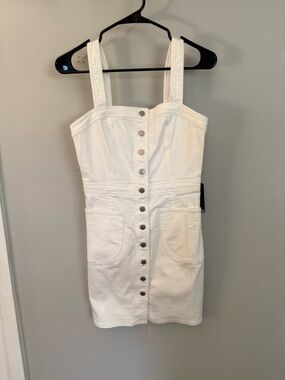 White Express Denim Dress for Sale up to 90% Off: Poshmark